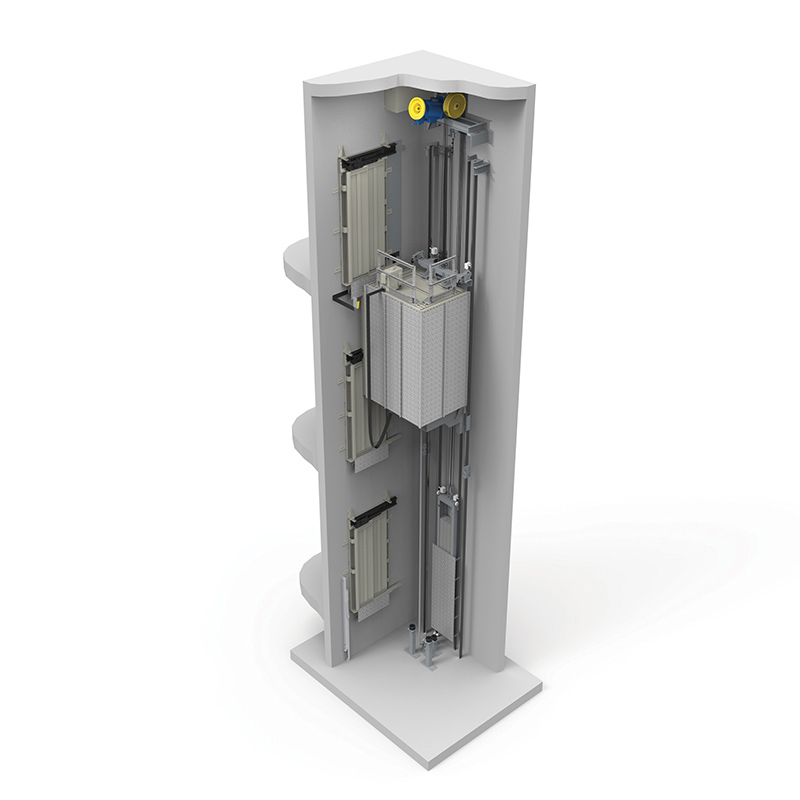 How is Elevator shaft system Constructed?
